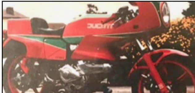 1985 Ducati SL600 · Red